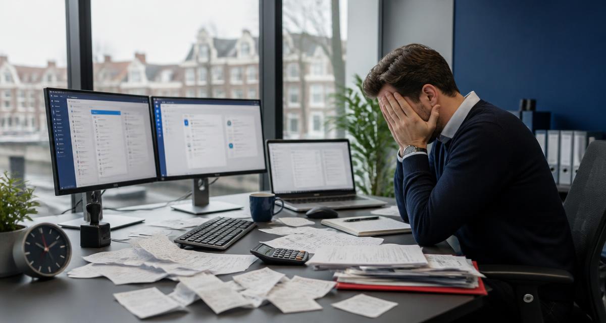 Belastingadviseur tussen verspreide documenten en meerdere losse softwaresystemen